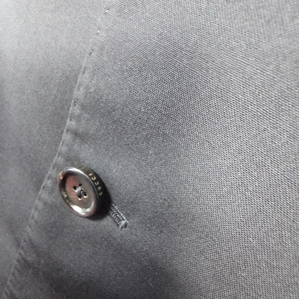 Gucci Mens Black 100% Wool 2 Button Blazer Sport Coat Jacket Size 54R Italy